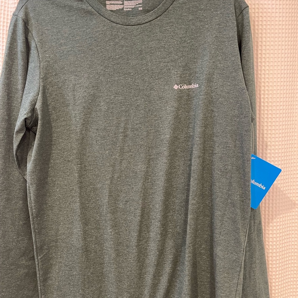23-006, Columbia Forest Green Long Sleeve TShirt
